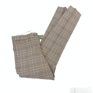 Barabas GLISTER Red/Brown Plaid Trousers - Dudes Boutique