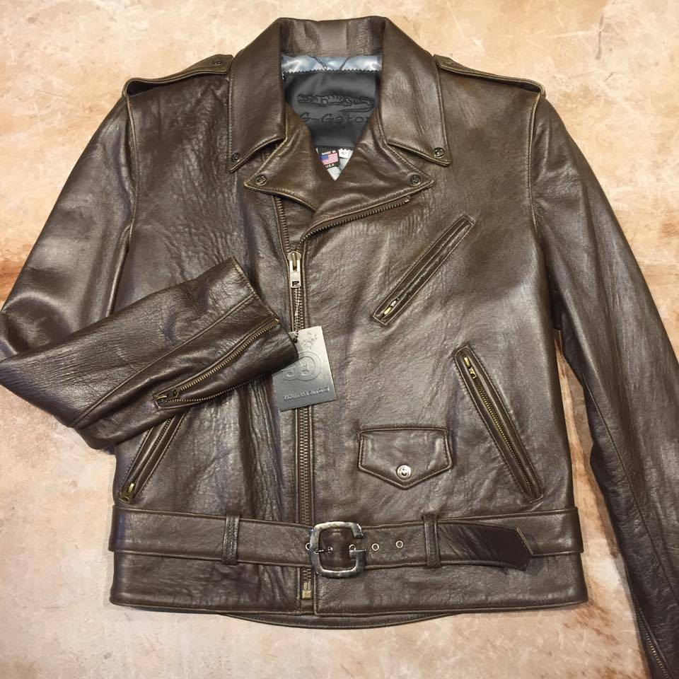 G-Gator Lambskin Chief Biker Jacket - Dudes Boutique