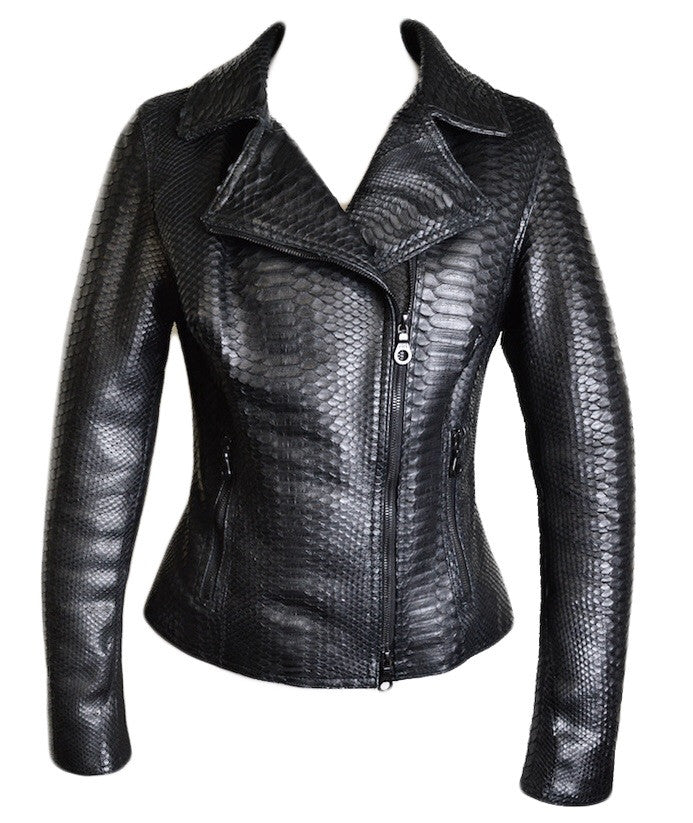 Kashani Ladies Baby Soft Python Skin Jacket - Dudes Boutique