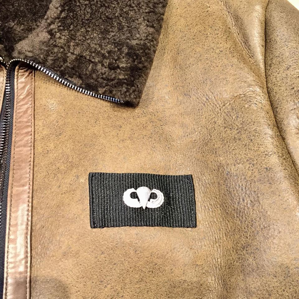 Kashani Shearling Army Green Bomber Jacket - Dudes Boutique