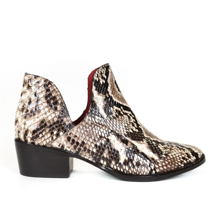 Alcala's Women's Natural Python Carmen Boots - Dudes Boutique