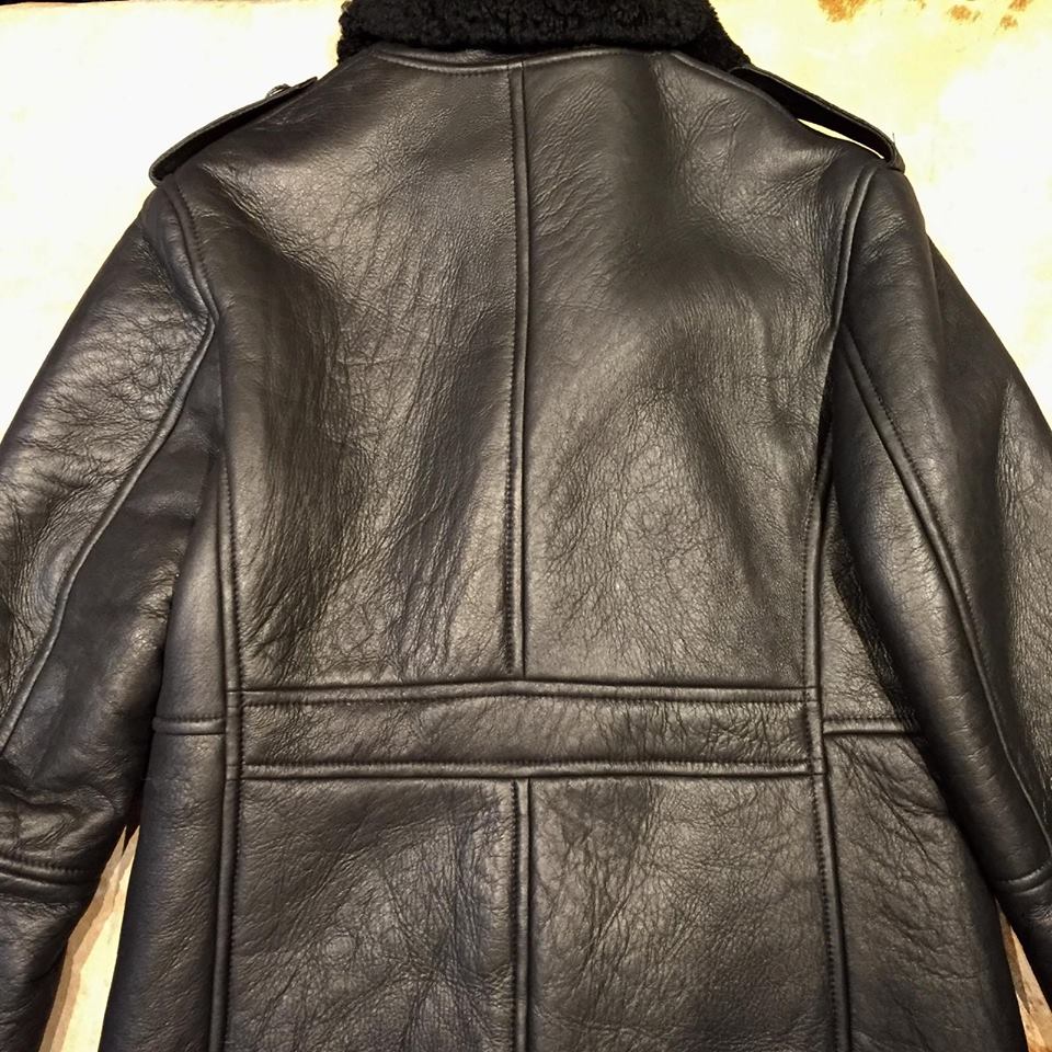 Kashani Black Shearling Jacket - Dudes Boutique