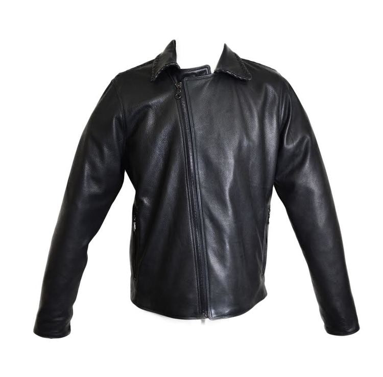 Kashani Excalibur Stingray/Calf/Gator Leather Biker Jacket - Dudes Boutique