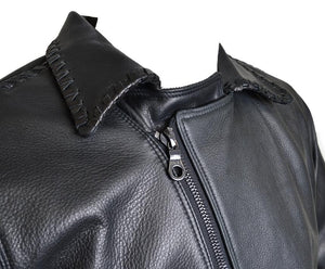 Kashani Excalibur Stingray/Calf/Gator Leather Biker Jacket - Dudes Boutique