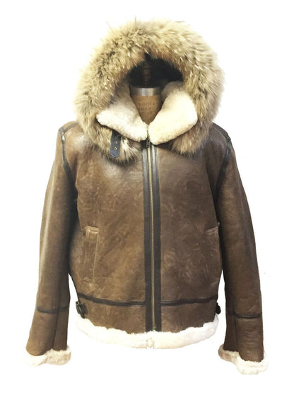 Jakewood - 800 Aviator Shearling Jacket - Dudes Boutique