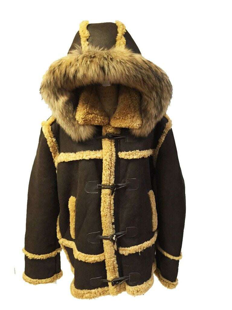 Jakewood - 4700 Sheepskin Marlboro Style Shearling Jacket - Dudes Boutique