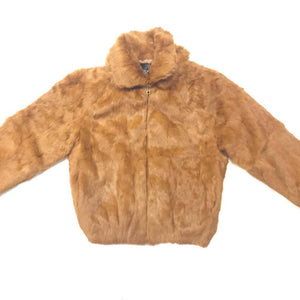 Winter Fur Women's Whiskey Rabbit Fur Jacket - Dudes Boutique