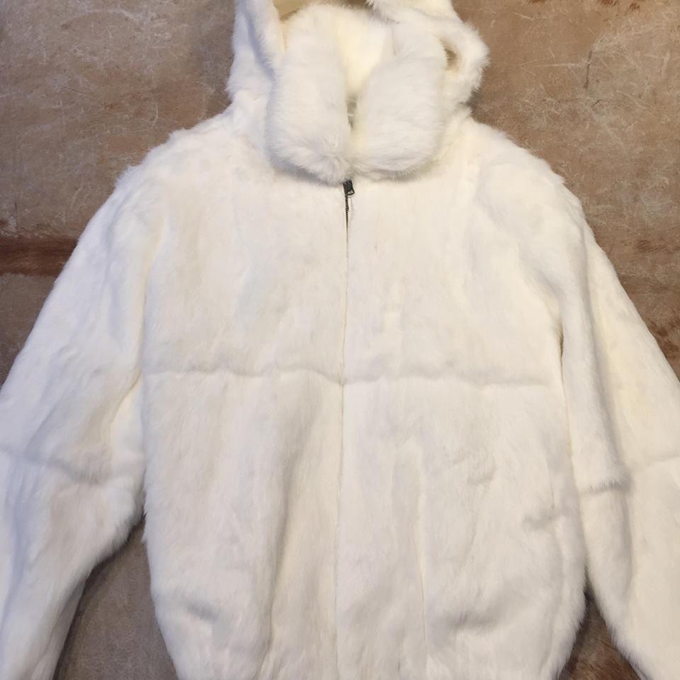 White fluffy bomber clearance jacket